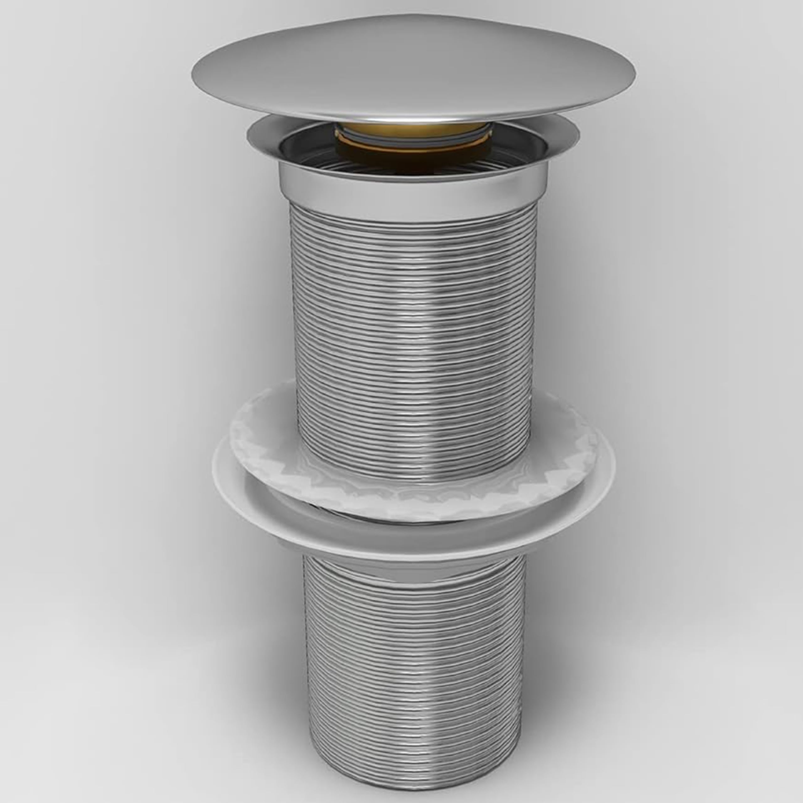 PESCA Heavy Quality Full Brass Thread Waste Coupling 5" INCH for Wash Basin,Drain Out let System Pop up Full Thread Waste Coupling, SILVER (B0BMMC6S9L) Amazon Price History, Amazon Price Tracker