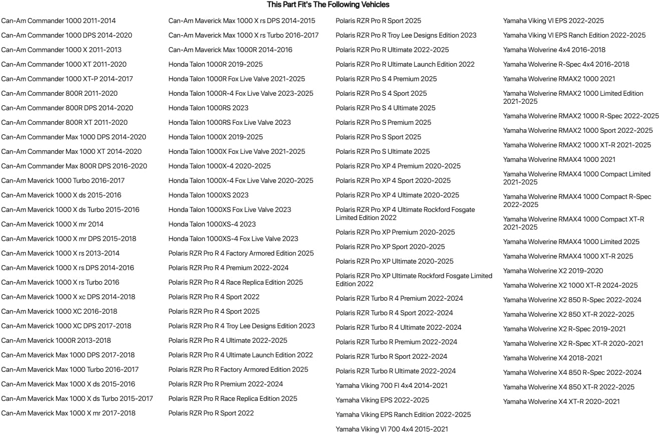 TUSK Heavy Duty Adjustable Flag Mount 2" Compatible with Polaris RZR Pro XP/Pro XP4 2020-2026/RZR Pro R/Pro R 4 2022-2026 Compatible with Honda Talon 1000R/X/R4/X4 2021-2025