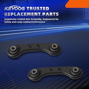 2Pc Set K641875 Rear Lower Forward Control Arm Compatible With 1997-2001 Ho-nda CR-V,1996-2000 Civic (OE# 52341S04A00 CMS60119 TC5531)