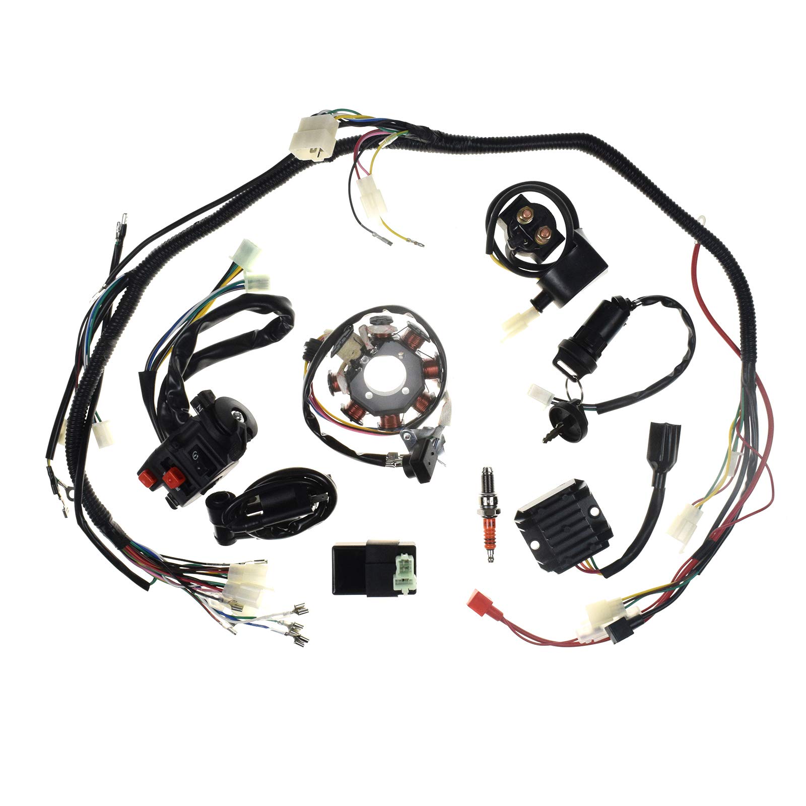 Buy Complete Wiring Harness kit for ATV Quad 4 Four Wheelers 150CC