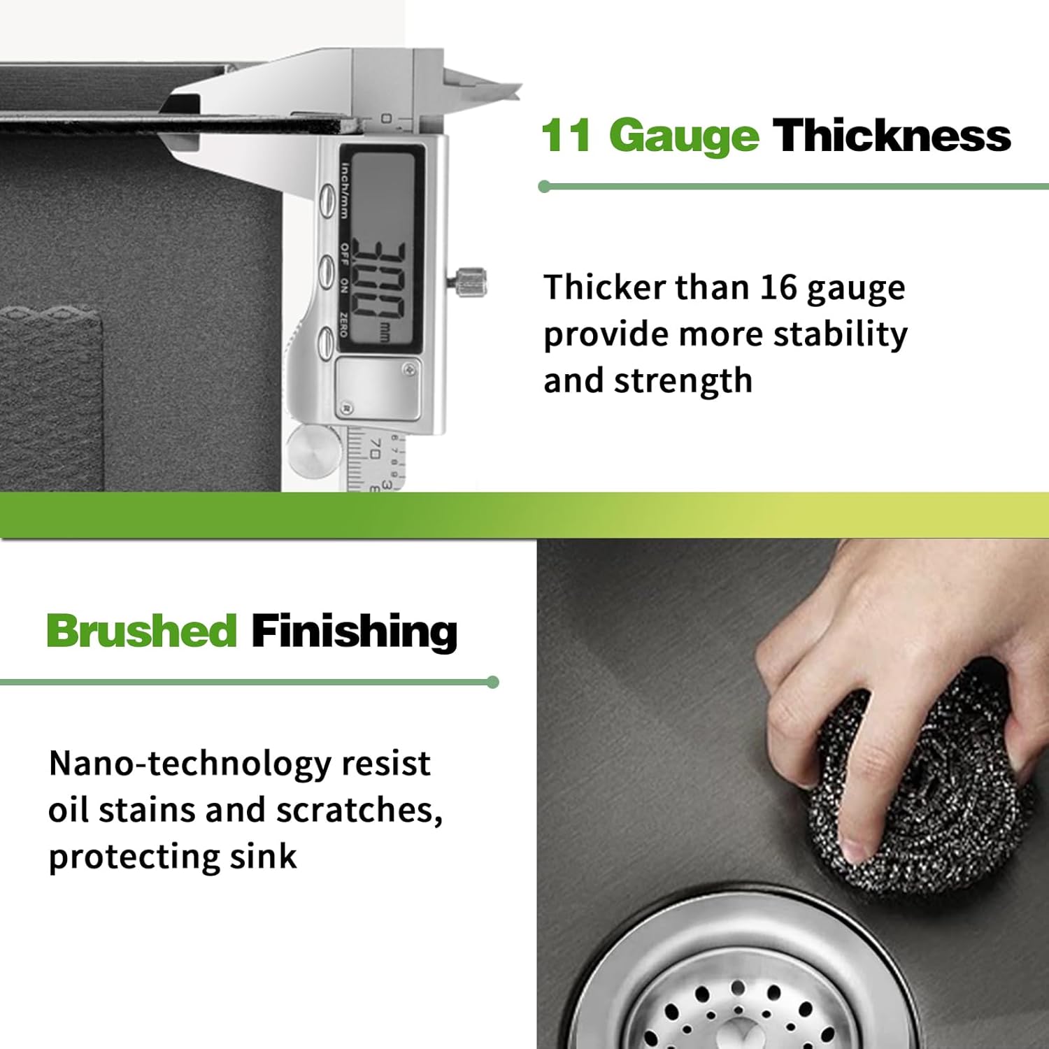 Black Kitchen Bar Sink Combo - 22x18 Inch Stainless Steel Undermount Single Bowl Modern Sink with SS Grid, Silicon Mat, Drain Strainer Set