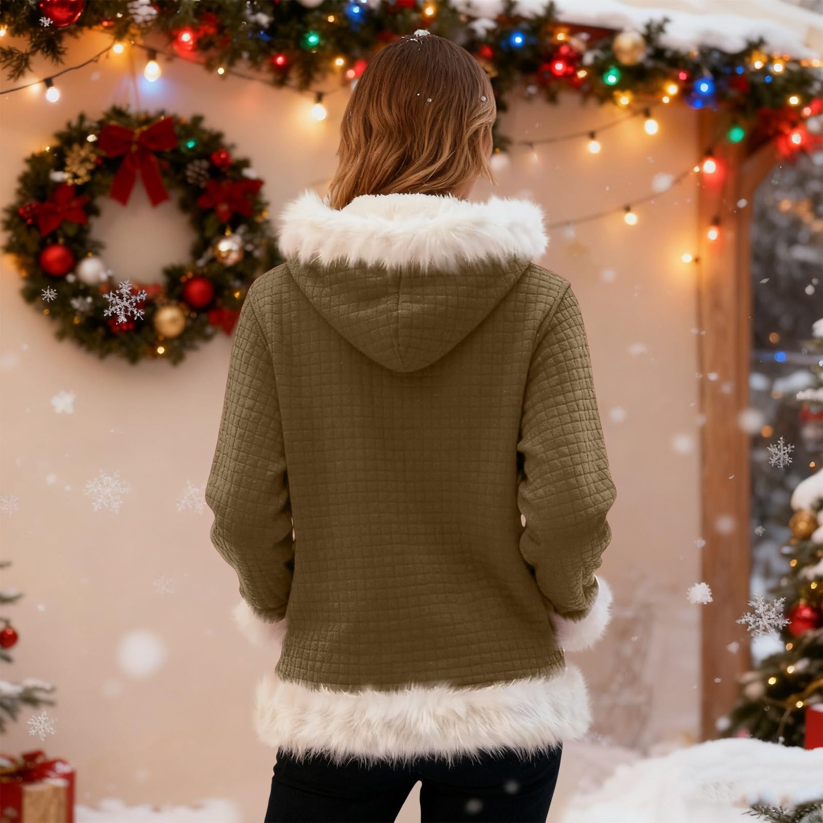 Chaqueta Verano Hombre Sudadera con Capucha De Forro, Estilo Oversize, Tallas Grandes, Manga Larga, Casual, Ideal para Invierno. L (Khaki, S) Camisa Sin Mangas Ropa Cortavientos
