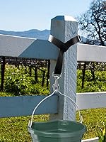 Vista 3 de Correa ajustable de nailon para cubeta (paquete de 3) para redes de heno, cubos de agua, correa para colgar, comederos de caballos al aire libre