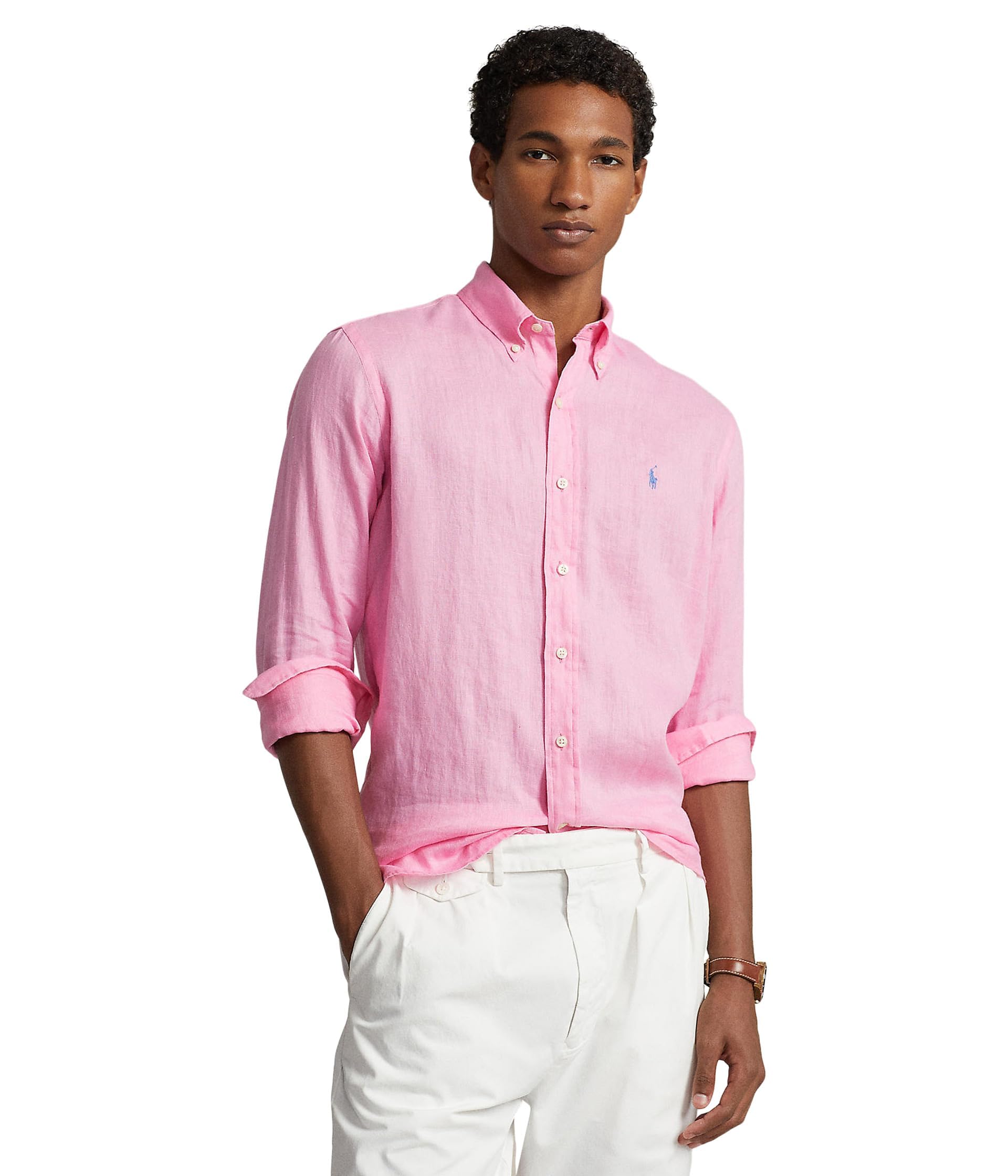 Men's Linen Long Sleeve Shirt