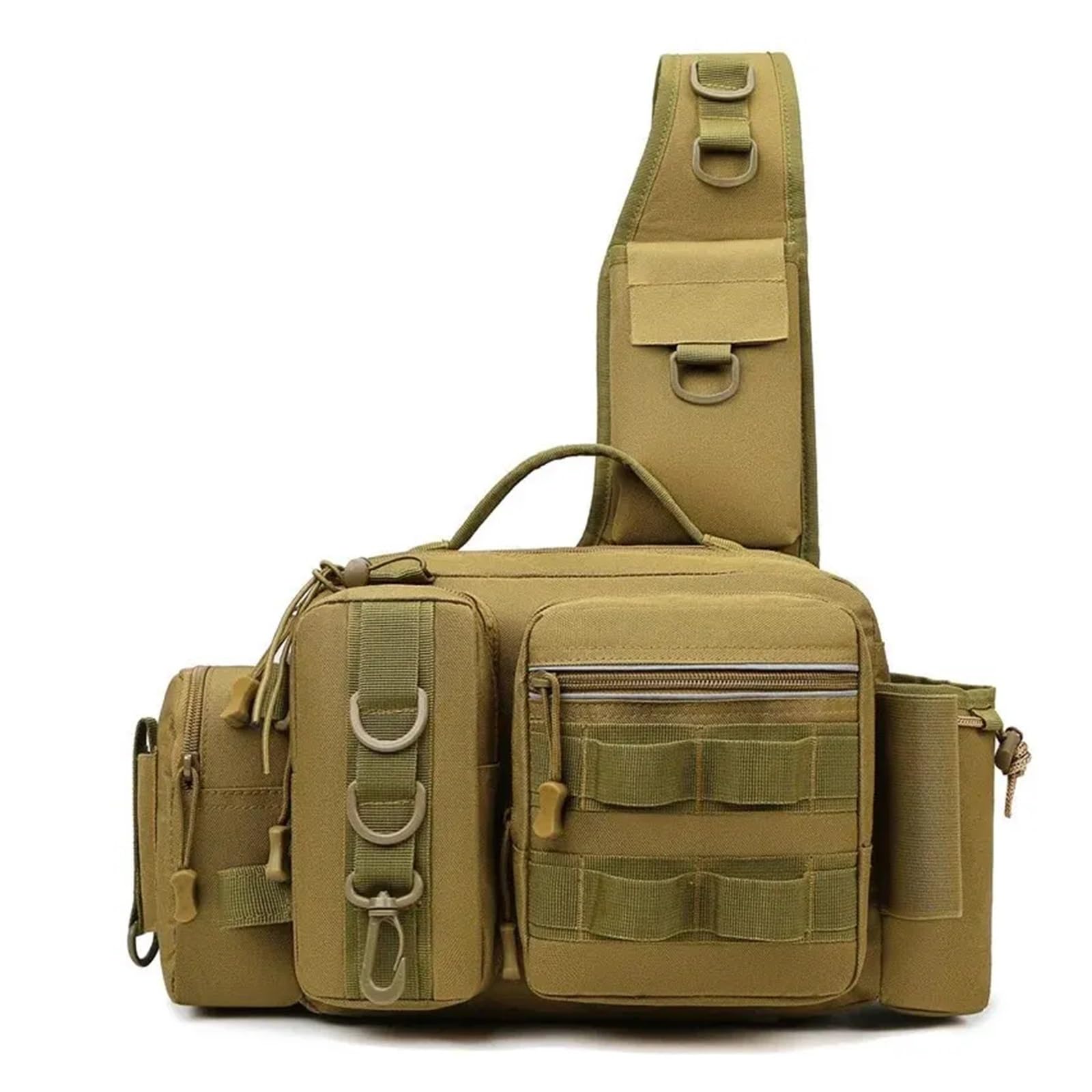 Mochila de aparejos de pesca GUMMMY con caja de señuelos y almacenamiento de equipo para hombres 8