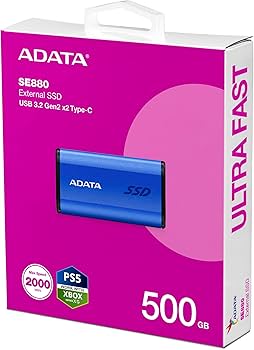 Amazon.com: ADATA SE880 500GB External SSD | Portable Ultra Fast