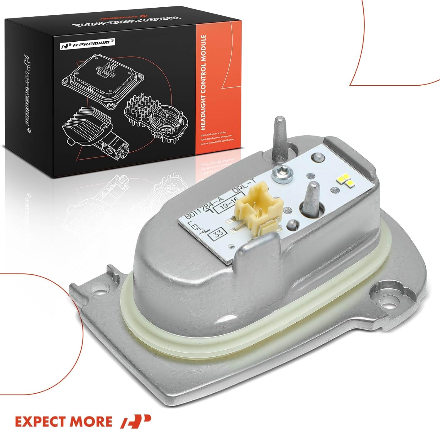 A-Premium Headlight Control Module Compatible with Audi A3, A3 Quattro, RS3, S3, 2017 2018 2019 2020