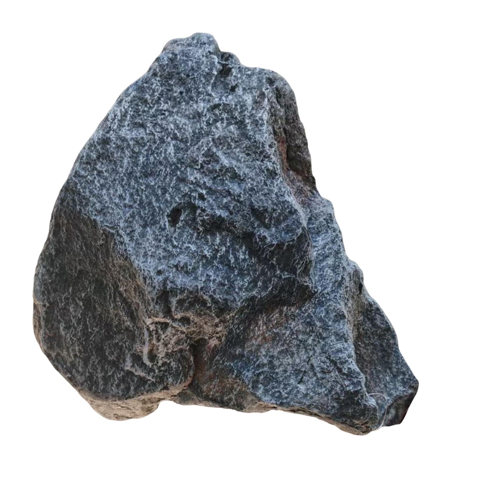 Milageto PU Foam Fake Landscape Rock Decorative Stone Accessories Realistic for Landscaping Projects Multifunctional Yard Ornament, 27x18x26cm