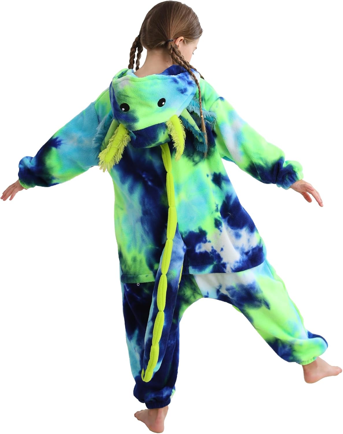 ATOZ Unisex Children Animal Axolotl Onesie, Halloween Costume Pajamas Christmas Cosplay Sleepwear For Boys Girl - Image 6