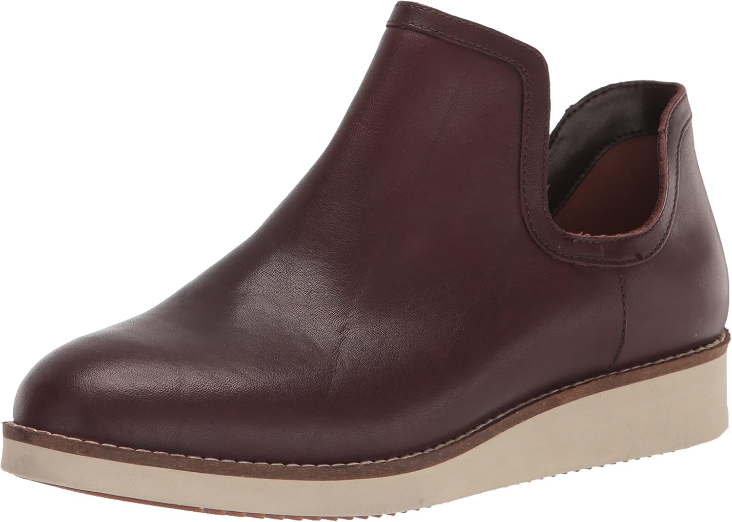 SoftWalk Women's Woodbury Ankle Boot, Dark Brown, 10.5 Narrow