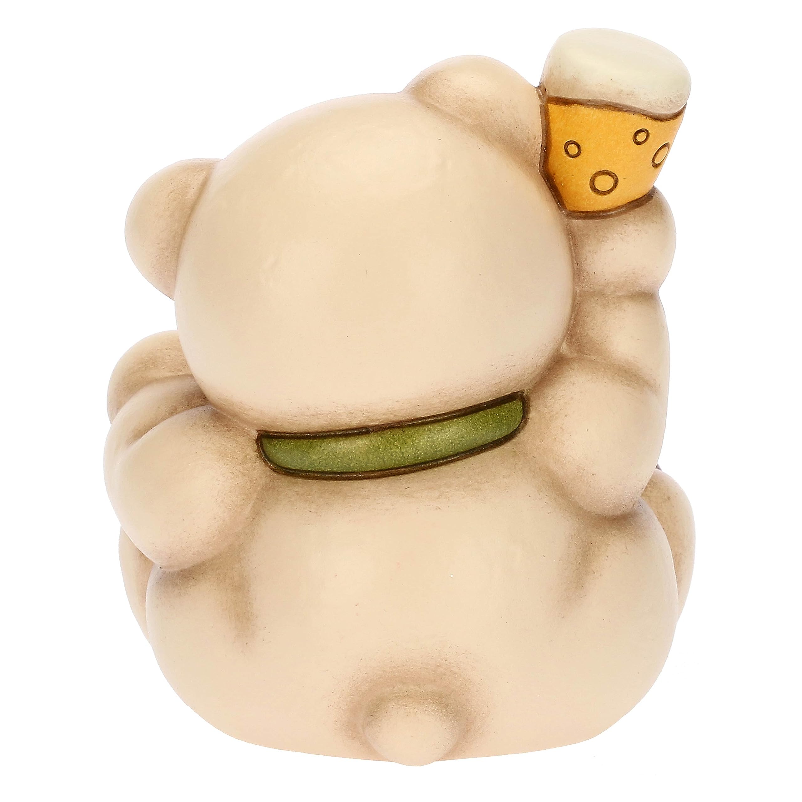 Mini Calendario Perpetuo THUN In Ceramica - Teddy Decorato A Mano, 6.6x5.7x7.7cm, Idea Regalo Elegante - Foto 4