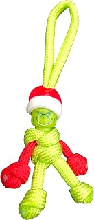 Buddy Keychains - The Grinch Key Ring Buddy | Christmas | Knot Keychain/keyring Handmade Gift For Kid's School Bags and Car Keys.
