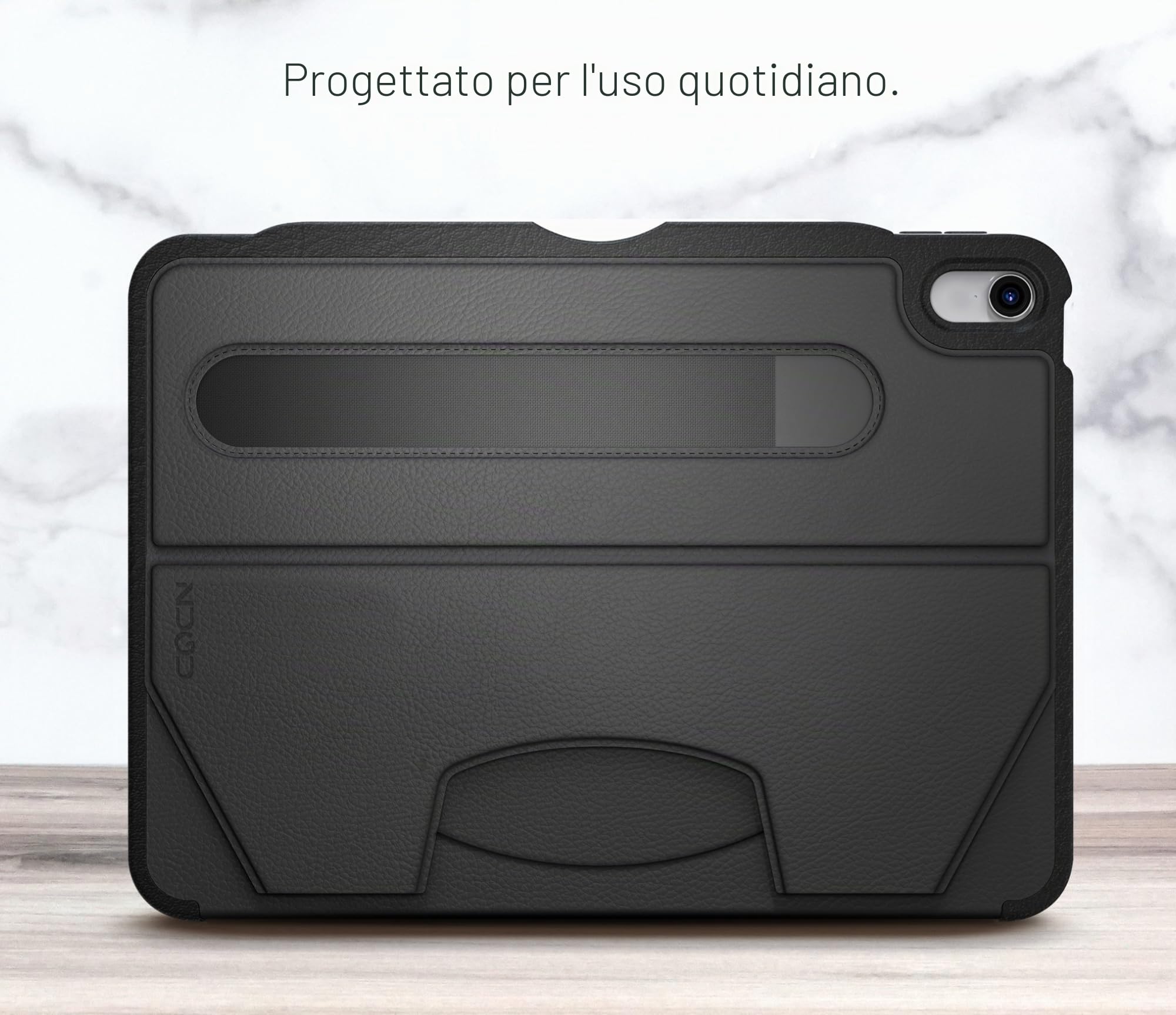 ZUGU Case Cover per iPad Air 11 M2/M3/M4 & Air 10.9 Gen 5/4 [Sabbia] | Custodia Protettiva Sottile - Supporto Magnetico Regolabile 8 Angoli - Porta Pencil con Ricarica Wireless - Auto Sleep/Wake