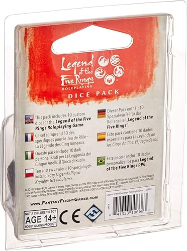 Miniatura 3 de Juego de rol de Legend of the Five Rings Dados de juego de rol  Juego de aventura  Juego de estrategia para adultos y adolescentes  A partir de 14