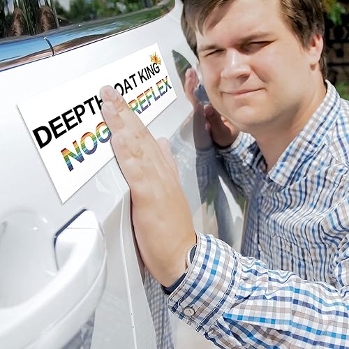 Miniatura 2 de Frienda 10 calcomanías de parachoques divertidas LGBT, calcomanías de arco iris, parachoques de broma, accesorios de automóvil coloridos para