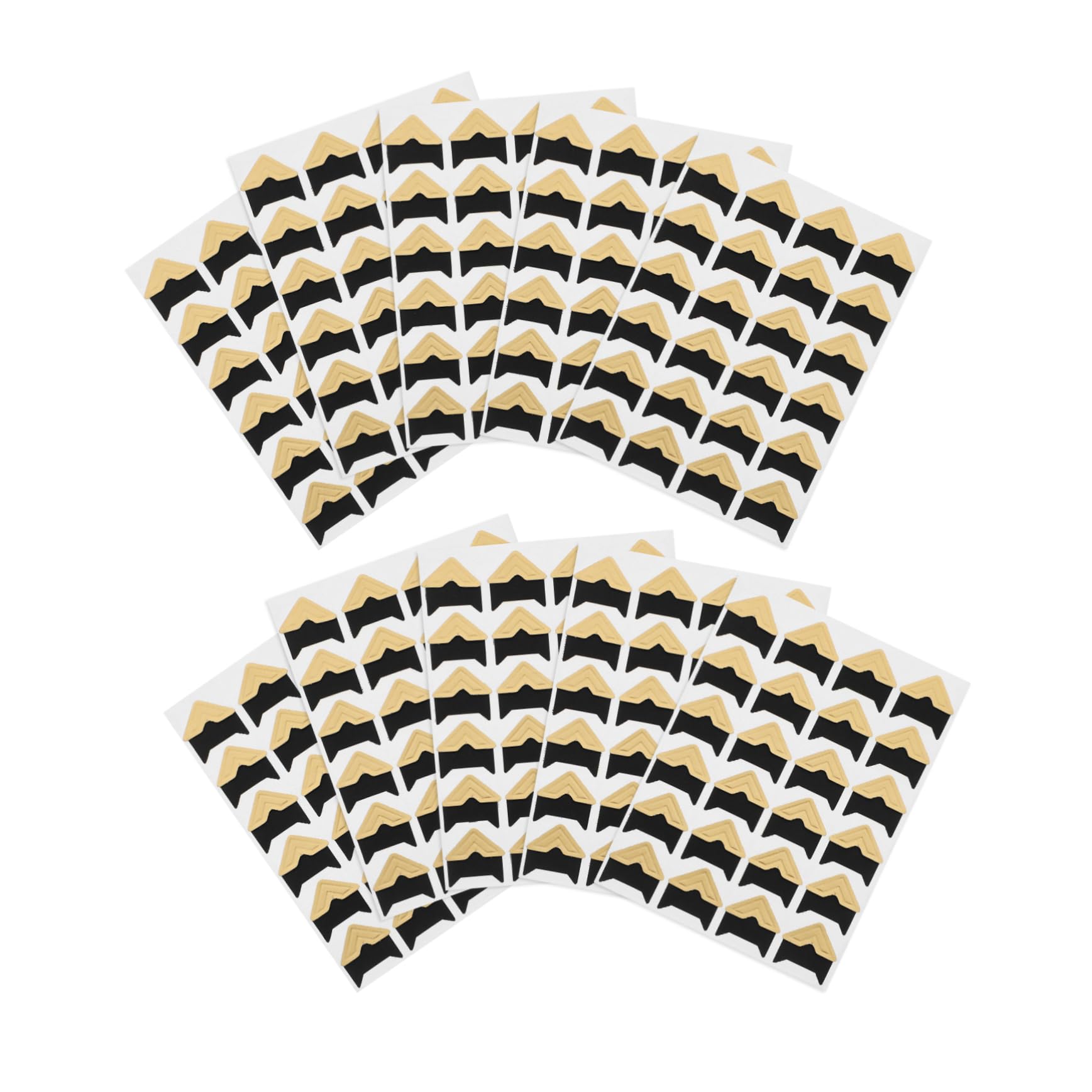 VILLCASE Scrapbooking Photo Stickers 10pcs Self Adhesive Photo Corners Easy Peel and Stick for Craft Projects