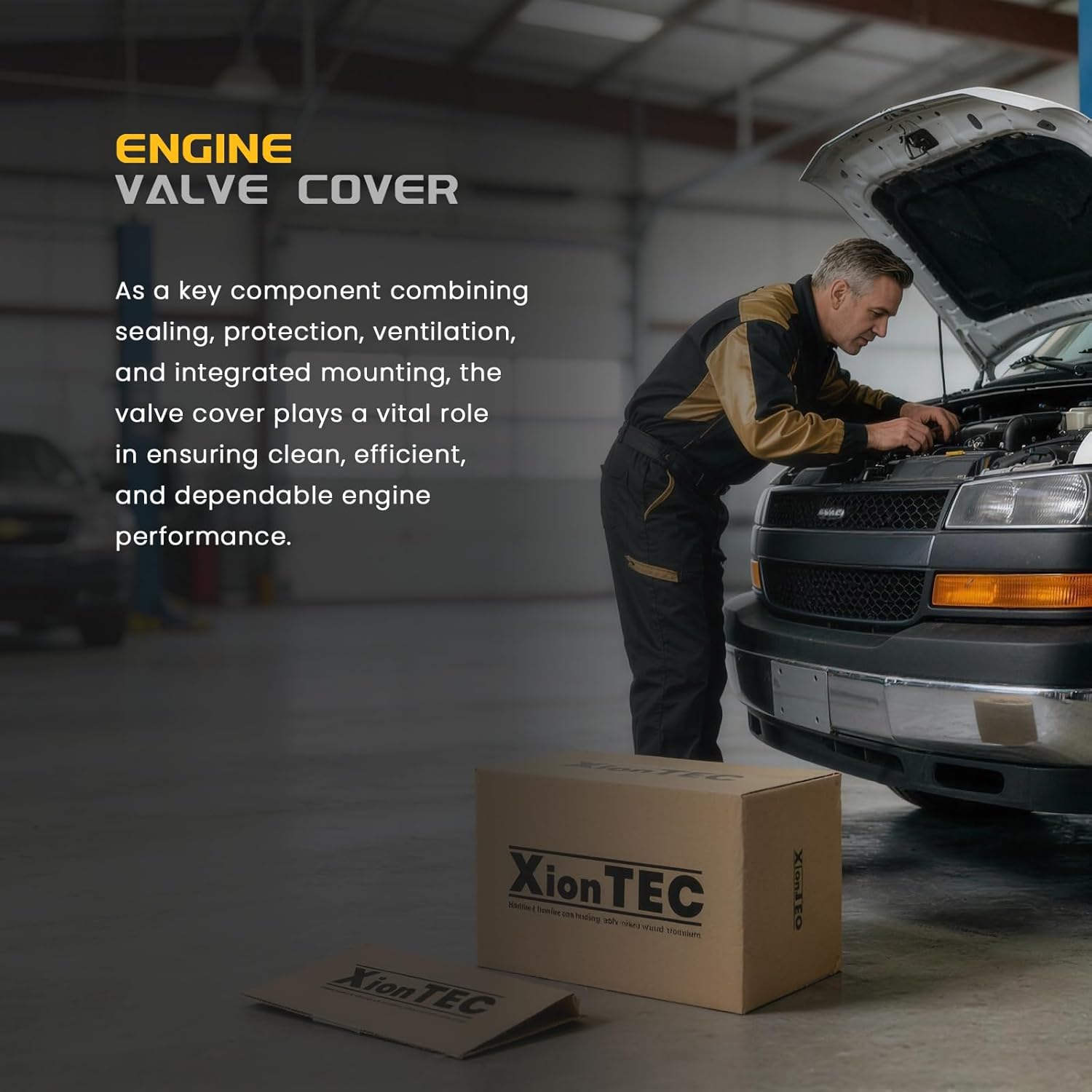 Engine Valve Cover Compatible with Buick Rainier, Cadillac Escalade, GMC Envoy Yukon, Hummer H2, Pontiac Firebird, Chevrolet Avalanche 1500/Camaro/Corvette/Silverado 1500 SSR, 12575742