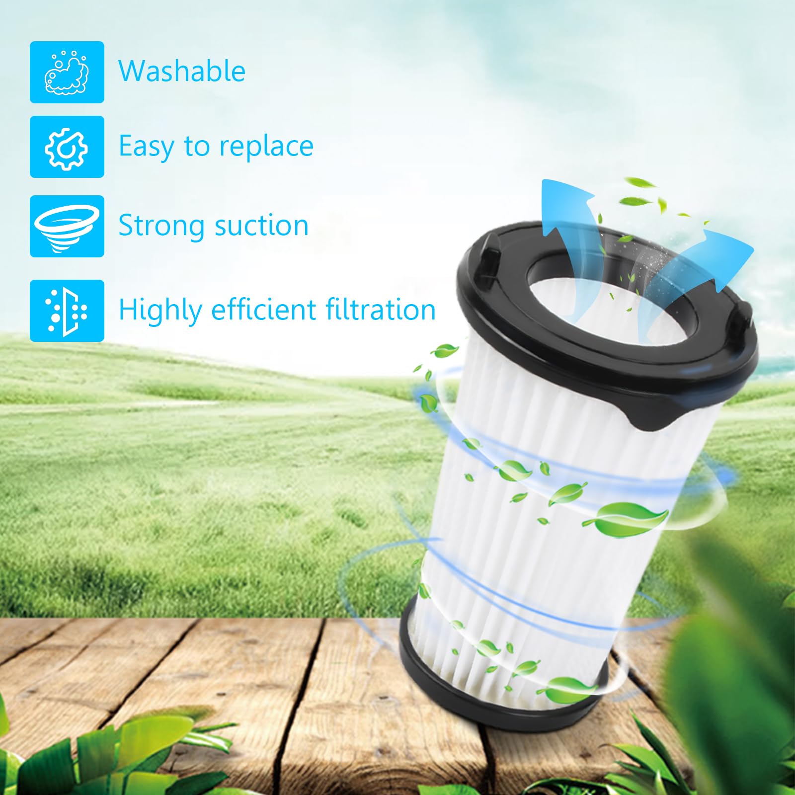 Lot De 6 Filtres CX7-2 Pour AEG Classic Flexibility QX8