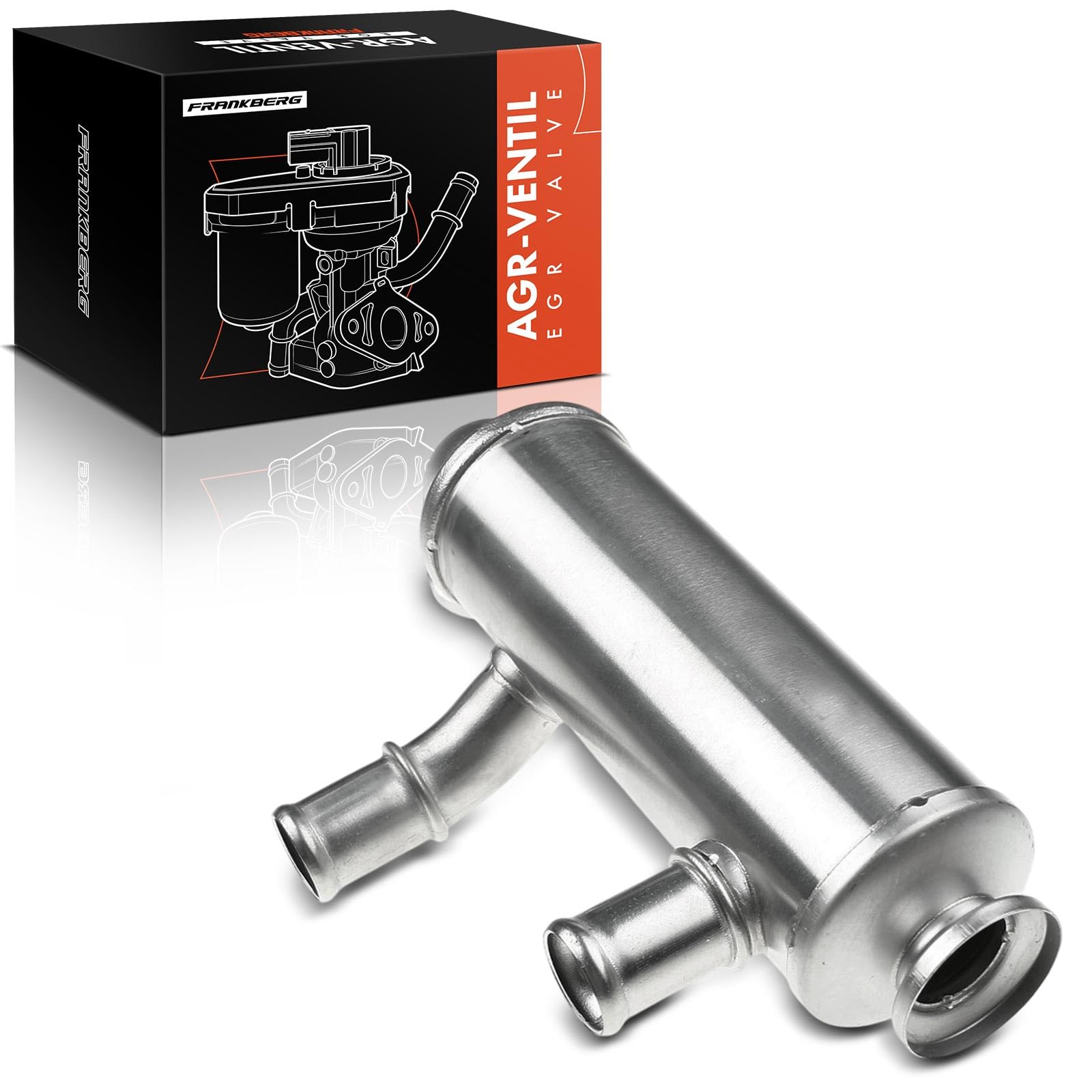 Frankberg Valvola EGR per il ricircolo dei gas di scarico modelli dal 2006 | Compatibile con: VF7 saltellante, S40 II 544, Berlingo/Berlingo Primo monovolume GFK GJK MF, V50 545, Focus II Box/Estate
