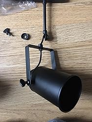 CGC VENETO Black GU10 Ceiling Spotlight Four Head Adjustable Bar Light