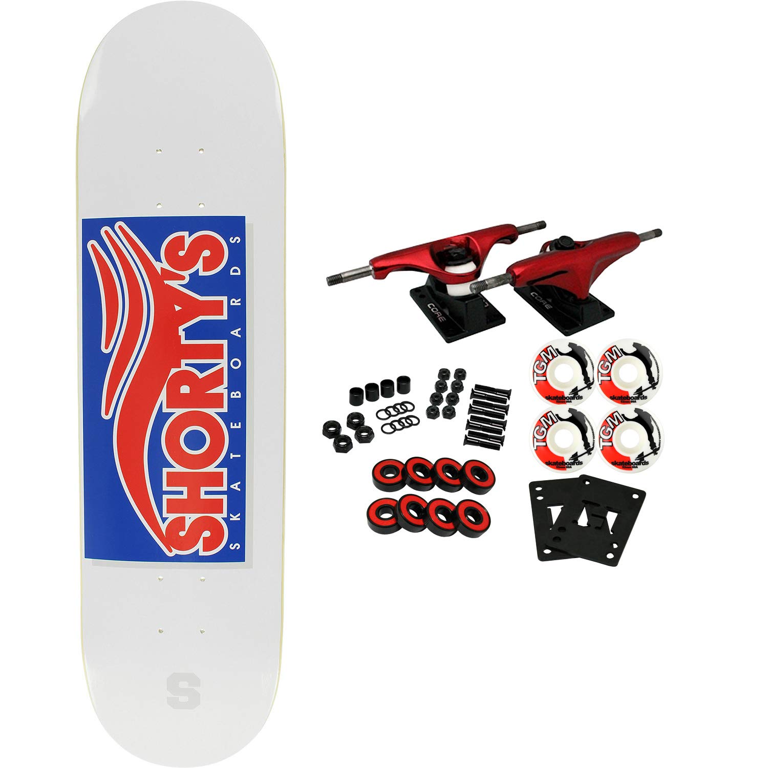 Shorty's Skateboard Complete Skate Tab S Blue/Red 8.0"