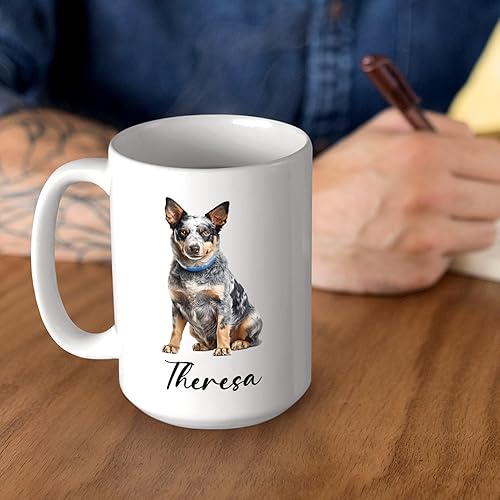 Miniatura 55 de Taza de cerámica personalizada para perros Chow Chow Chow, taza de café con nombre personalizado Chow Chow, regalos para los amantes de los perros
