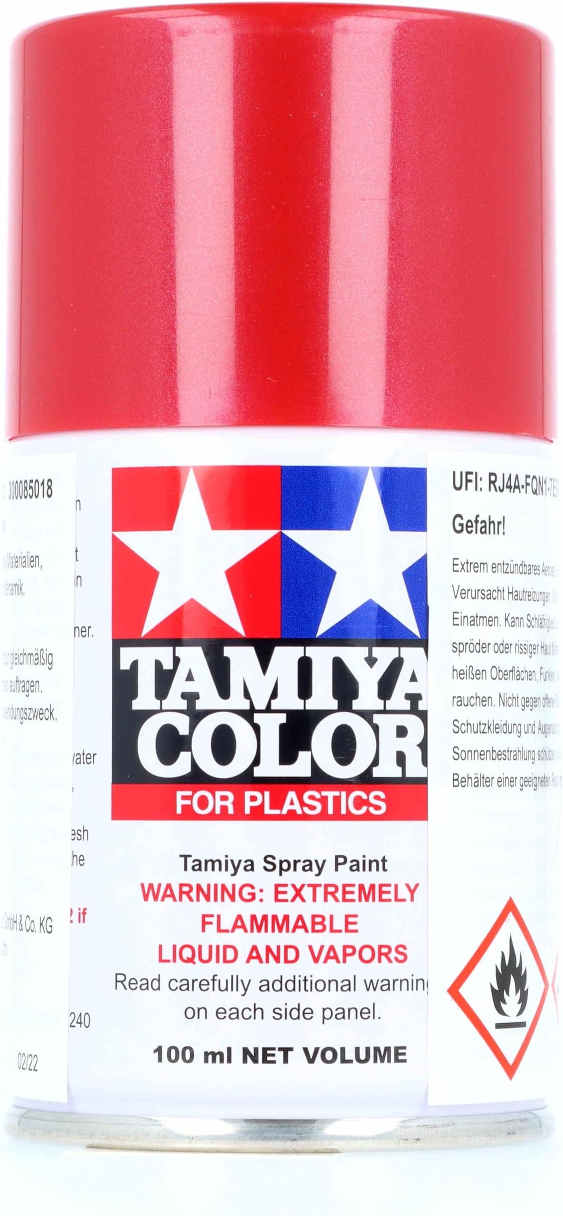 TAMIYA USA TAM85018 Spray Lacquer TS-18 Metallic Red