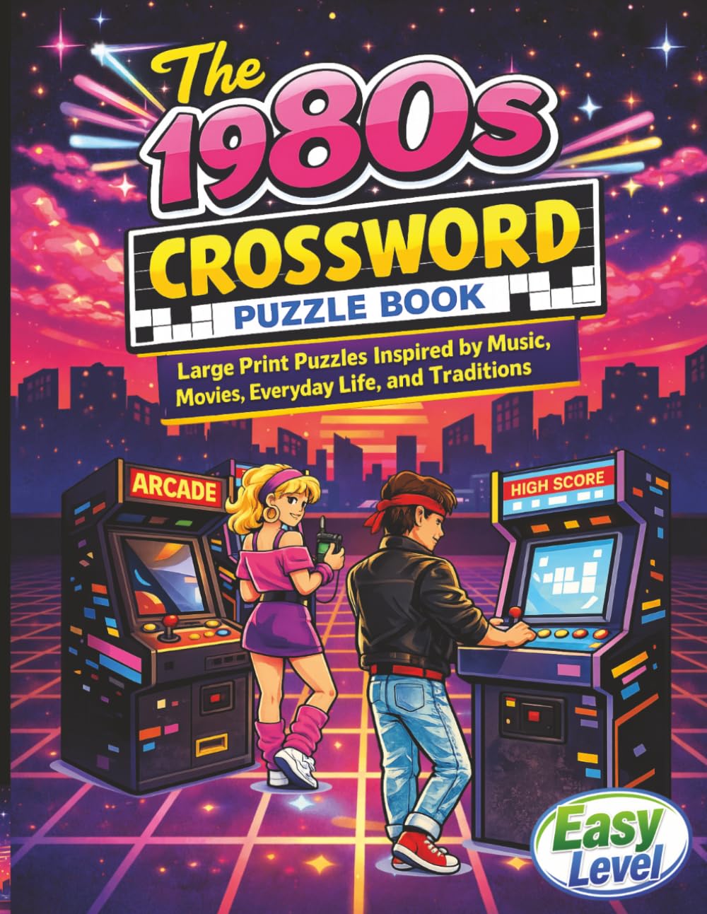 The 1980s Crossword Puzzle Book: Large Print Puzzles Inspired by Music, Movies, Everyday Life, and Traditions (Classic Memories Puzzle Collection)
