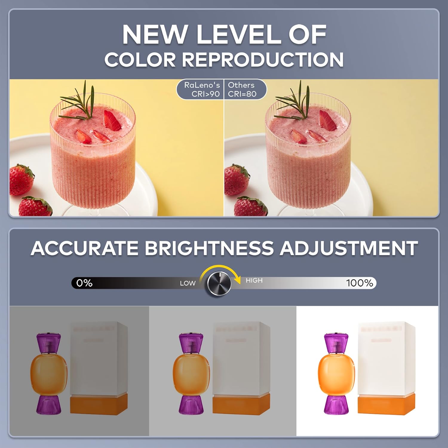 RALENO Photo Studio Light Box folded flat with a handle for portability