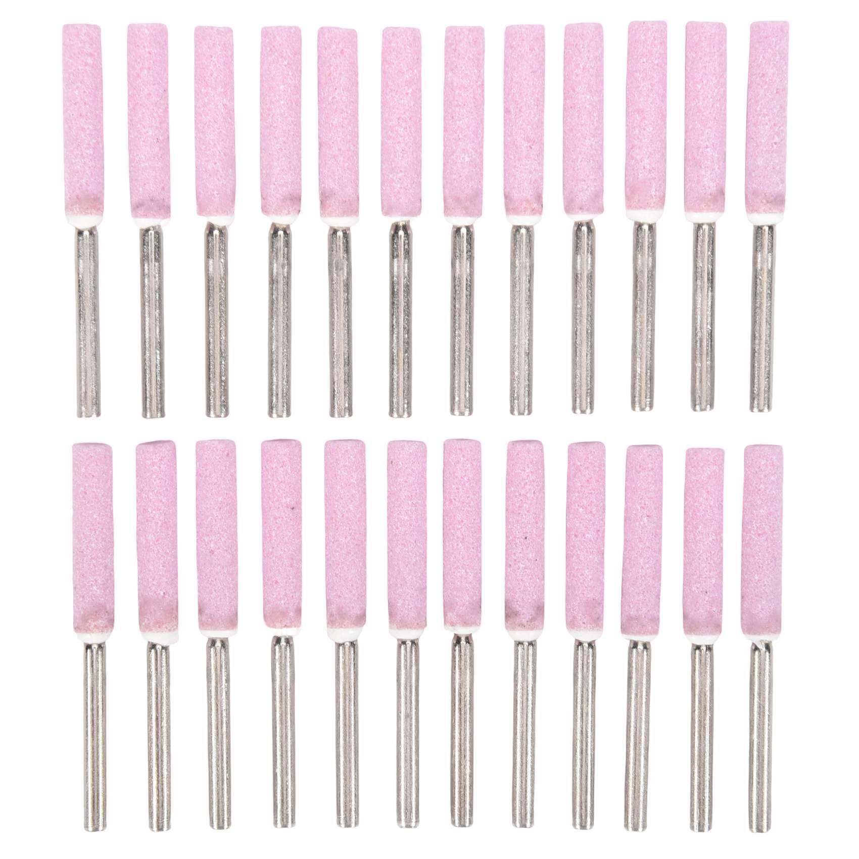 Littimoon 24 Pack Chainsaw Sharpener Grinding Stones Polishing Grinding Tool for Chainsaw Sharpener 3X4.8mm