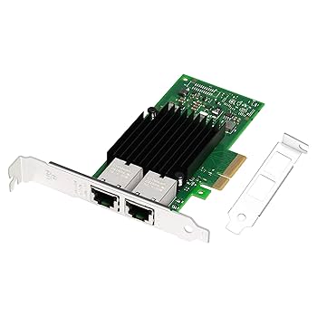 10G対応Intel X550-T2 10GbE ネットワークカード　未使用 Amazon.com: Vogzone 10Gb PCI-E NIC Network Card for Intel