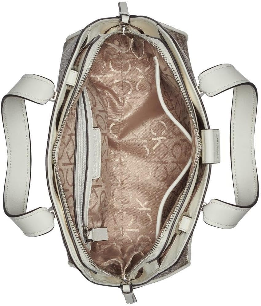 Calvin Klein womens Audrey Triple Compartment Satchel - Image 5