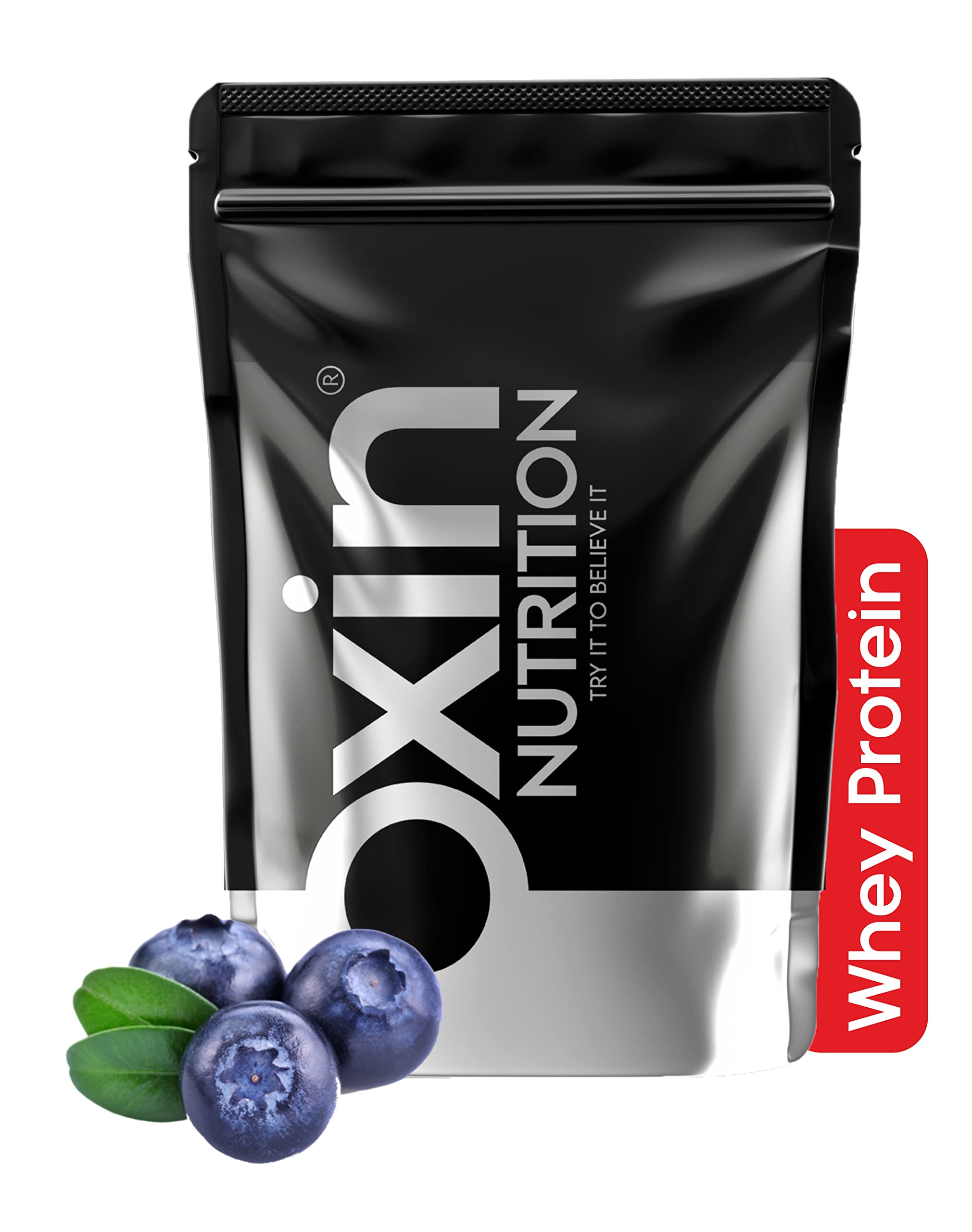 Oxin Nutrition WPC Whey Protein Concentrate - Whey from EU [Blueberry 1KG] 24gm Protein, 5gm BCAAs & 4gm Glutamine | Fast Absorbing Whey Protein (B09QSZGBB6) Amazon Price History, Amazon Price Tracker