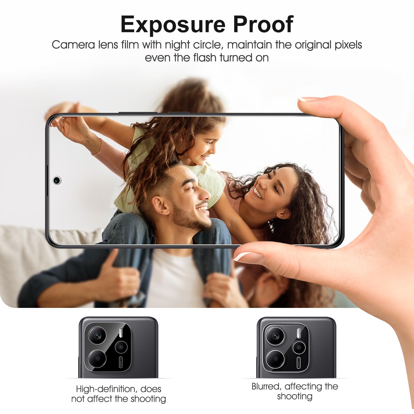 Kit Vetro Temperato SPARIN Per Xiaomi Redmi Note 14 5G - 2 Schermo + 2 Fotocamera - Foto 9