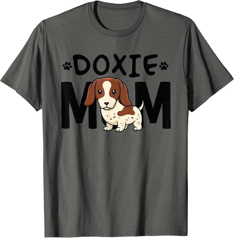 Piebald Dachshund Mom Shirt Doxie Mama Dog Lover T-Shirt
