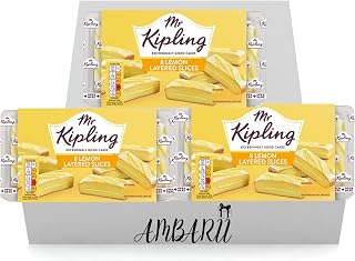 AMBARII Mr Kipling Lemon Layered Slices, 8 Count