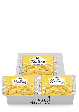 AMBARII Mr Kipling Lemon Layered Slices, 8 Count