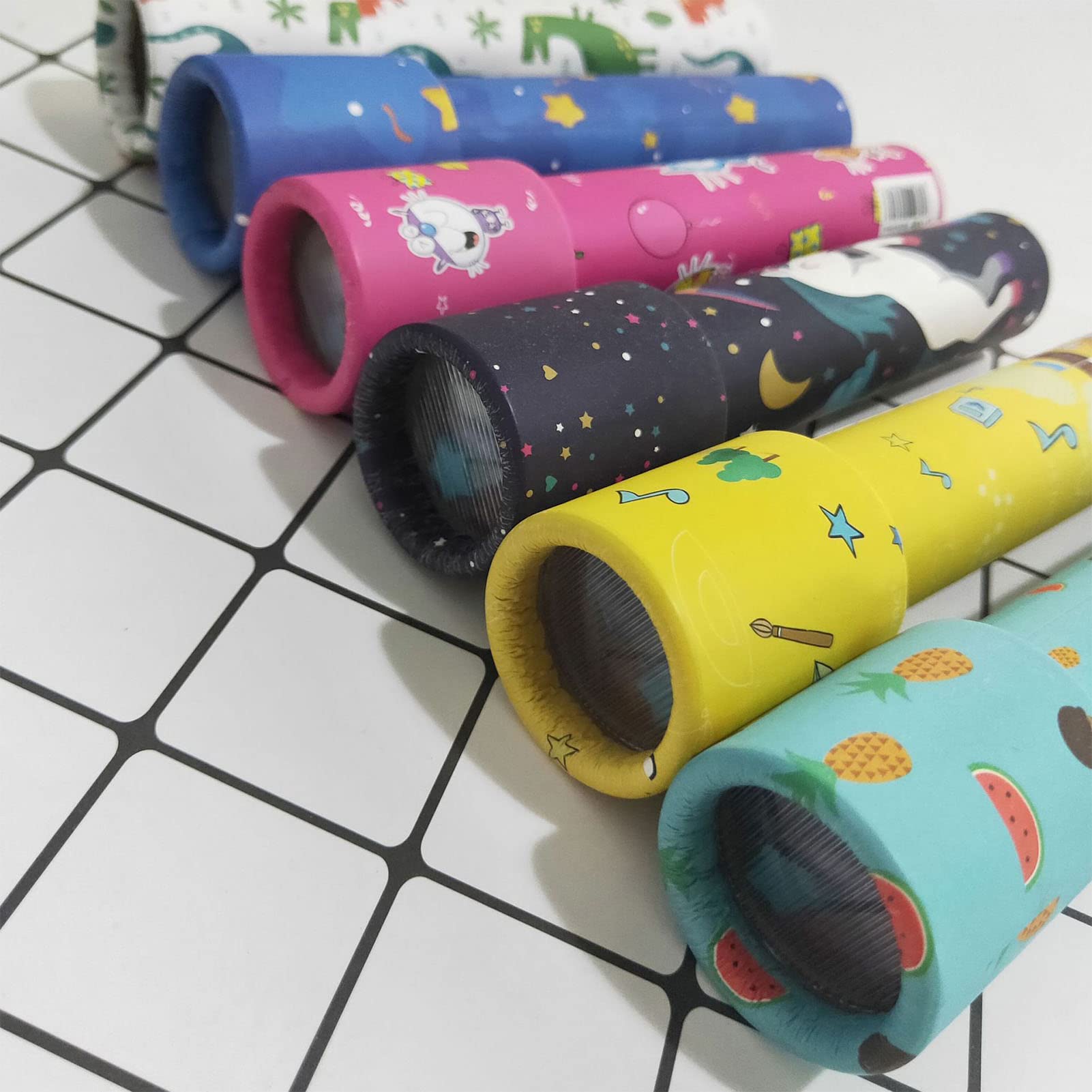 20 PCS KALÉIDOSCOPE Papier Enfant Jouet D'observation Cérébral EUR 27,35 - FR