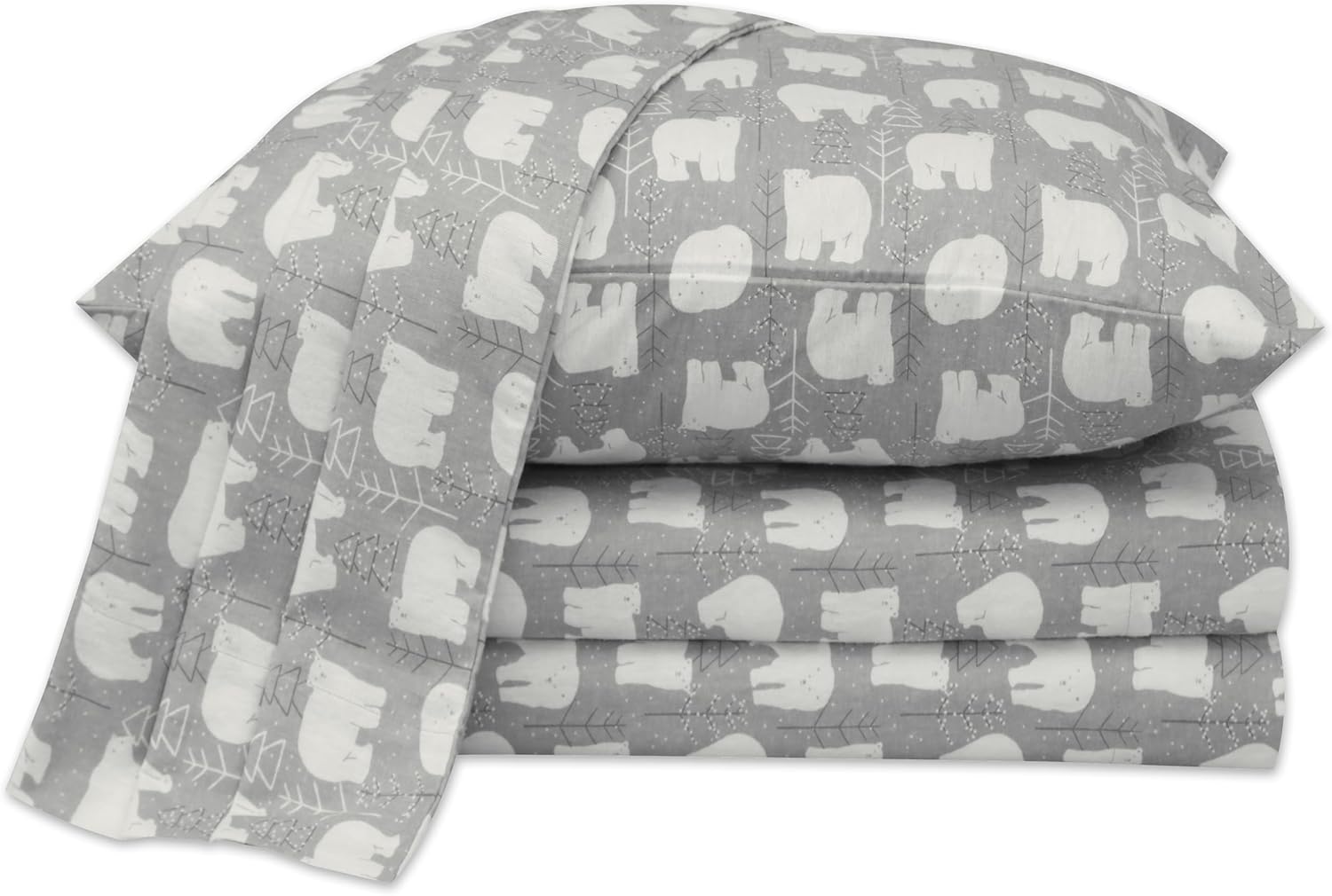 RUVANTI Flannel Sheets California King Size 100 Cotton