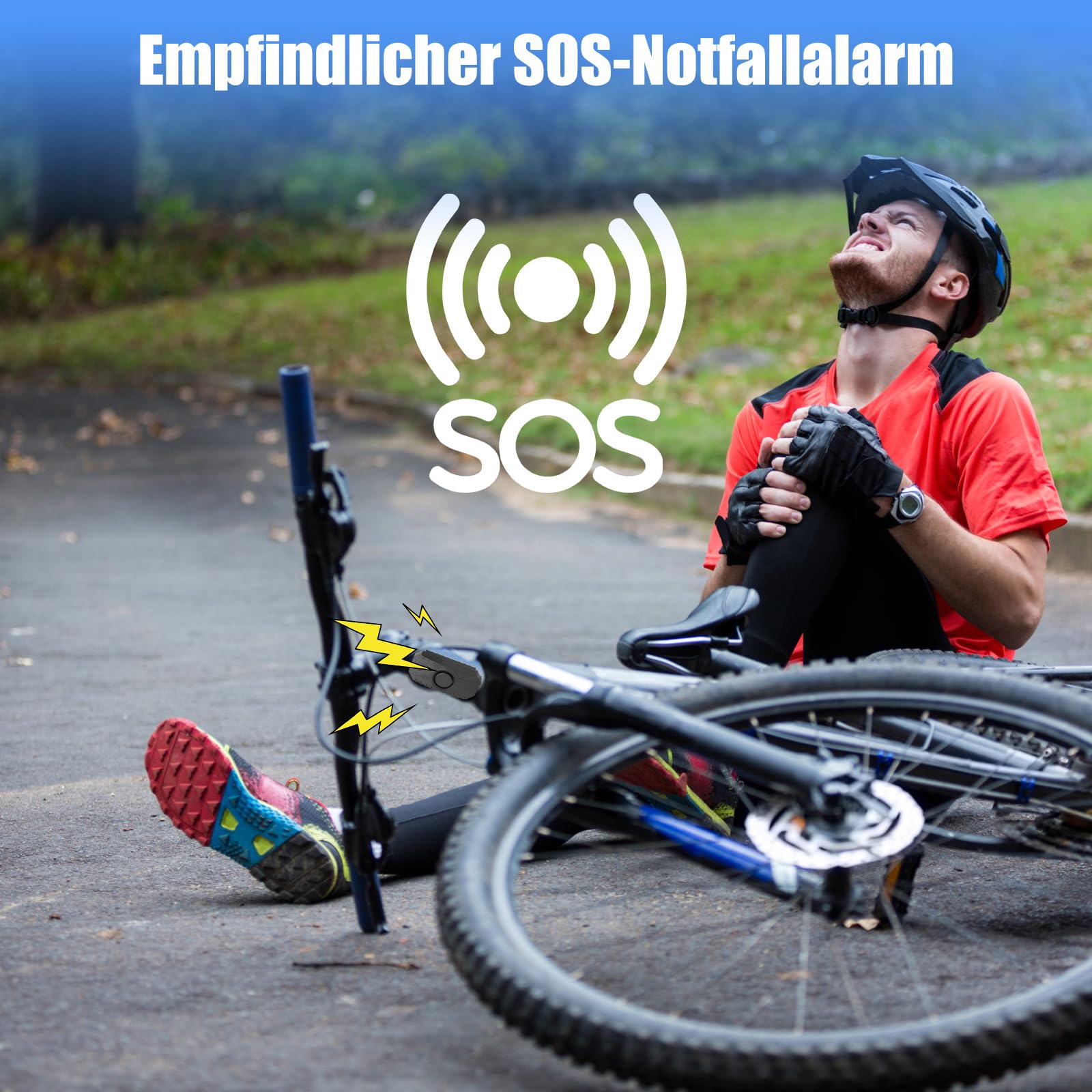 Motorrad Alarmanlage, Anti-Diebstahl Fahrrad Alarm 113dB Laute Vibration Sensing Wireless Anti-Diebstahl Fahrzeug Sicherheits Alarm System mit Fernbedienung für Fahrrad, Motorrad, Roller