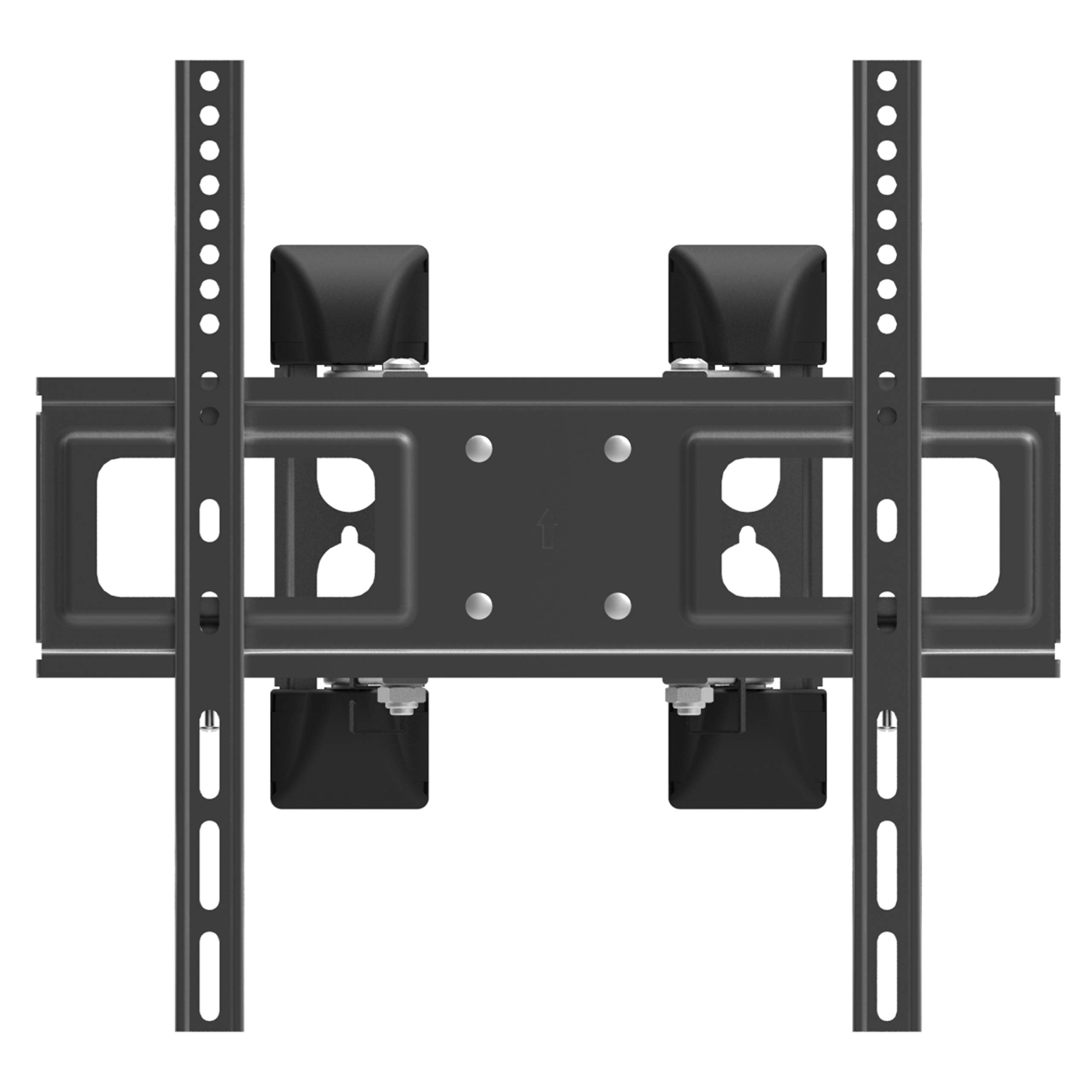 Supporto da parete per TV, girevole e inclinabile, montaggio ad angolo, montaggio a nicchia - VESA fino a max.400 x 400 per 26-55 pollici, estendibile fino a max.47 cm