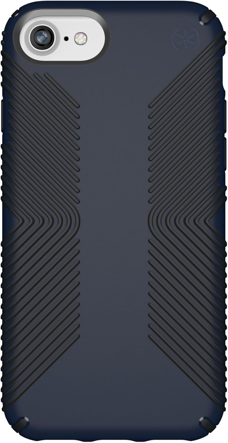 Speck Products Presidio Grip iPhone SE 2020 Case/iPhone 8, iPhone 7, iPhone 6S, iPhone 6, Business Packaging, Eclipse Blue/Carbon Black