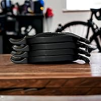 Vista 3 de Juego de 4 herramientas de extracción de neumáticos de bicicleta ultra fuertes Diseño ergonómico de fácil agarre, entrelazado Kit de reparación