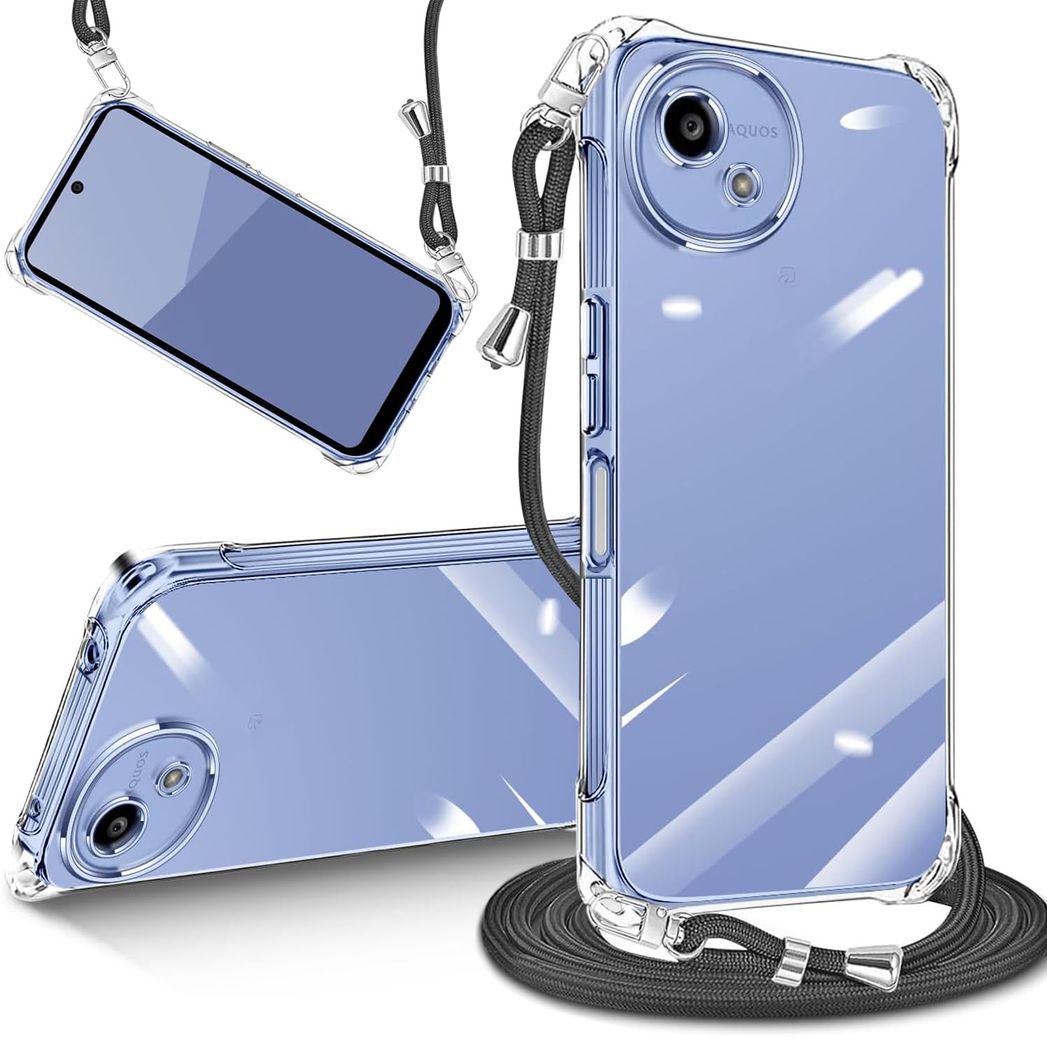 Amazon.co.jp: tuulaasii For AQUOS Wish 5/5S 用 ケース クリア
