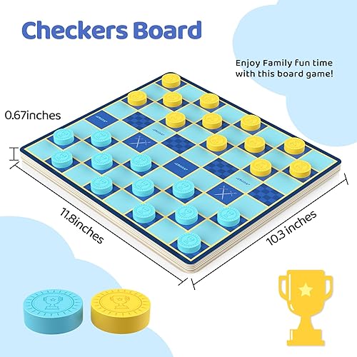 Miniatura 4 de Lovkiddo Laberinto magnético de color y números, juguetes Montessori para niños de 3 años en adelante, rompecabezas de madera con juegos de mesa,