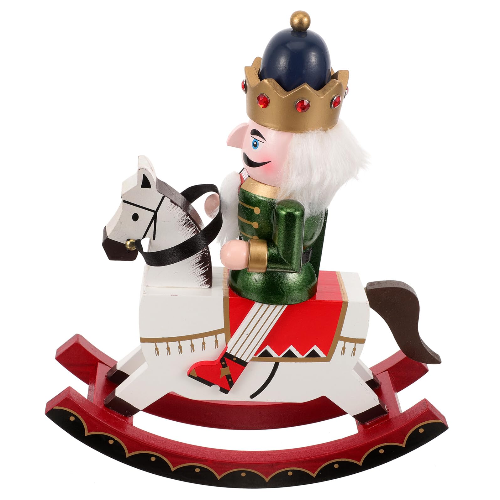 Figurine Casse-Noisette Soldat en Bois Décoration Noël Maison 30 Cm