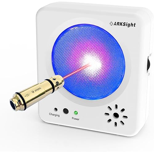 9mm/380ACP/40S&W/45ACP Dry Fire Training Cartridge Integrated Snap Cap for Dry Fire Trainer,Red Dot Beam Bullet with Double O-Ring