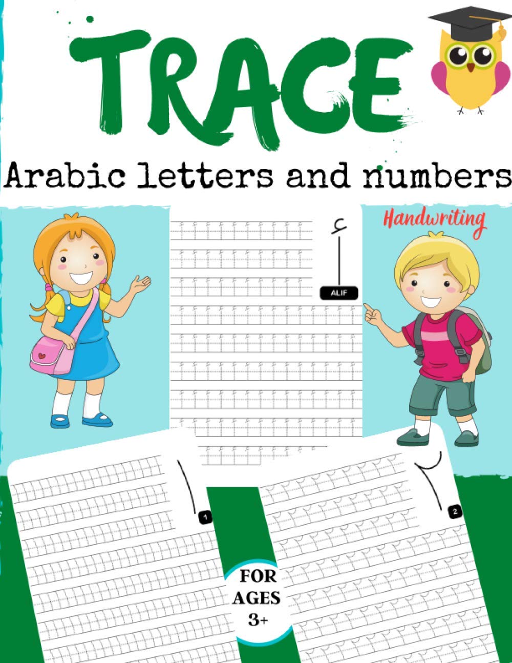 Buy TRACE Arabic letters and numbers Handwriting Trace And Practice The Arabic Letters from