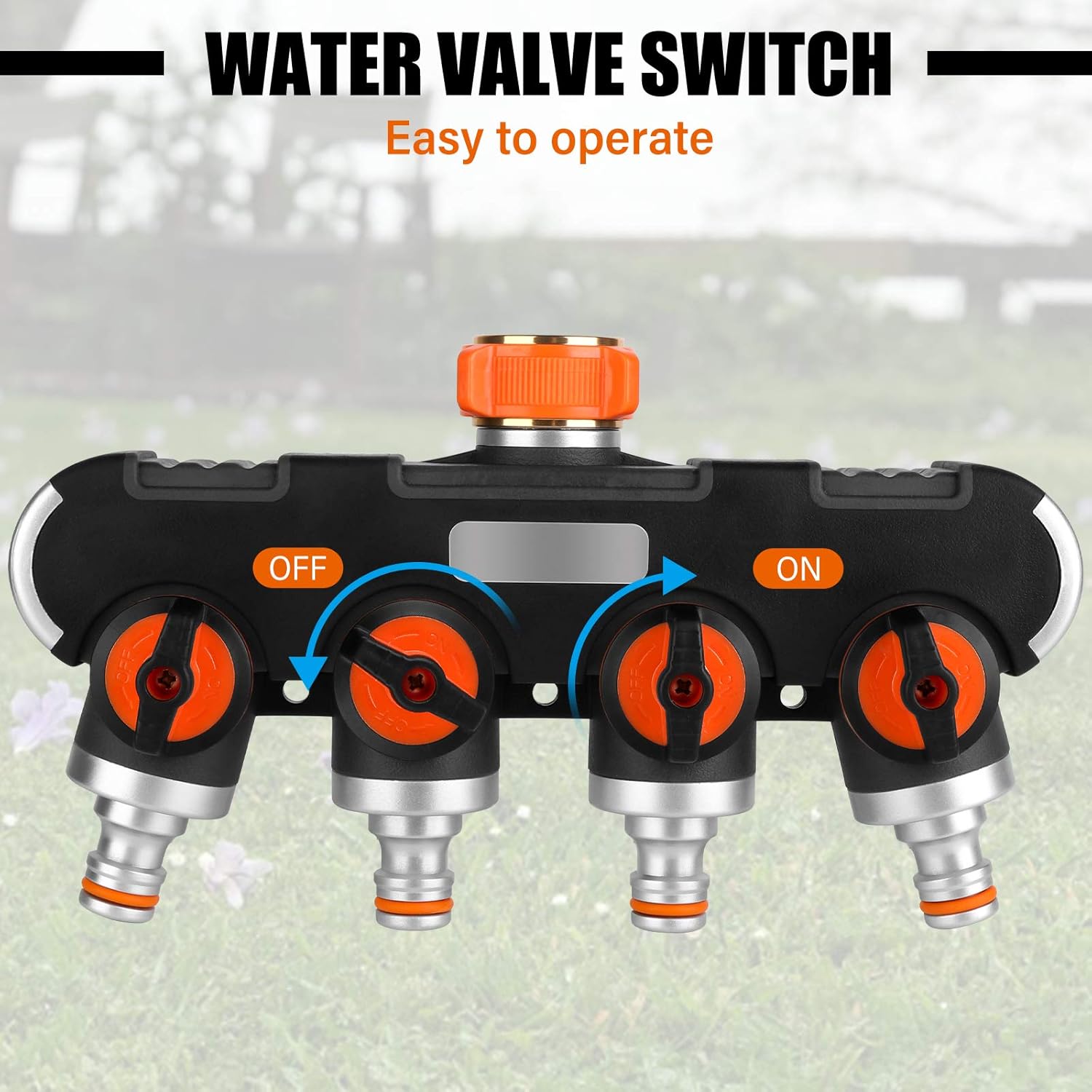 4way distributor 3/4 inch and 1/2 inch water distributor with water