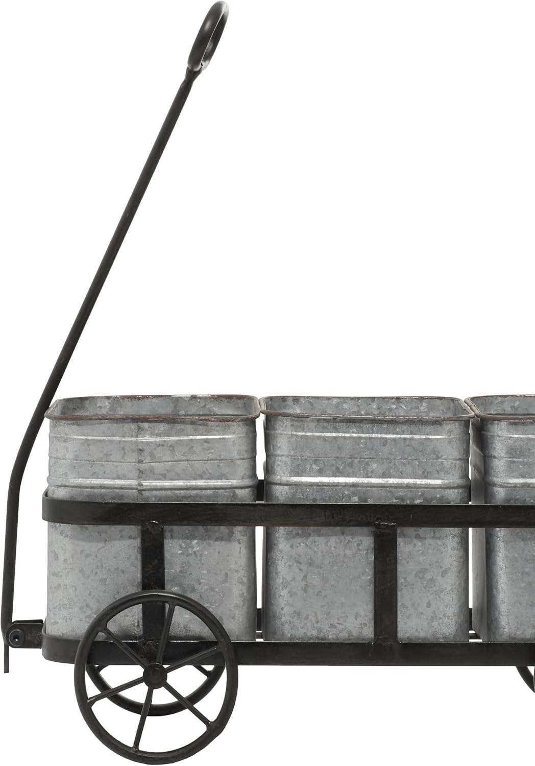 Deco 79 94680 Planter, Gray/Silver